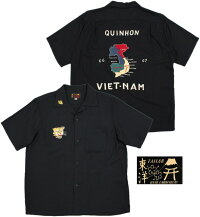 本物のスカシャツをお探しなら、迷わずコレ!TAILORTOYO,テーラートーヨー,S/SVIET-NAMSHIRT“QUINHON”,半袖ベトシャツ,ベトナムシャツ,BLACK(ブラック),TT37602