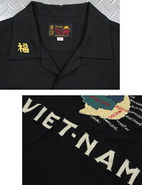 本物のスカシャツをお探しなら、迷わずコレ!TAILORTOYO,テーラートーヨー,S/SVIET-NAMSHIRT“QUINHON”,半袖ベトシャツ,ベトナムシャツ,BLACK(ブラック),TT37602