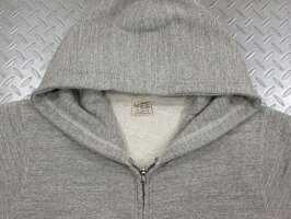 大好評〜バズ・スウェットの「羽織モノ」★BUZZRICKSON'S,バズリクソンズ,FULLZIPSWEATPARKA,フルジップパーカー,無地ジップパーカ,H.GRAY(ヘザーグレー),BR65623