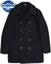 BUZZ RICKSON 039 S/バズリクソンズ ENLISTED MAN 039 S OVERCOAT TYPE PEA COAT “NAVAL CLOTHING FACTORY”WOOL LINING P-COAT/ロング丈ピーコート 01)NAVY/ Lot No. BR14146