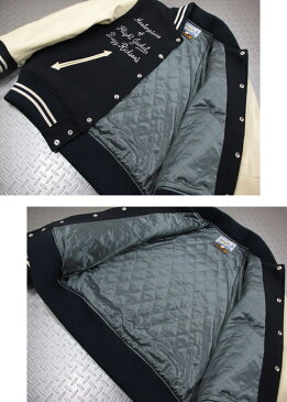 Whitesville/ホワイツビル 30oz WOOL MELTON AWARD JACKET“BUZZ RICKSON'S” バズリクソンズ コラボレーション・アワードジャケット/スタジャン/バーシティジャケット NAVY/OFF WHITE(ネイビー×オフホワイト)/WV14217