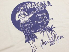 ハワイアン・テイスト溢れるプリント柄が魅力★SUNSURF,サンサーフ,S/ST-SHIRT“NANALACLUB”,半袖バックプリントTシャツ,SS77913,OFFWHITE(オフホワイト)