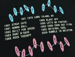 STRAYCATS×STYLEEYES,ストレイキャッツ×スタイルアイズ,ROCKT-SHIRT,LIMITEDEDITION,“BLASTOFF!”,リミテッドエディション・ロックTシャツ,オフィシャルレプリカTシャツ,BLACK(ブラック),SE78299
