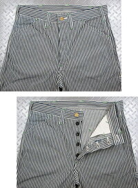 ロープ染色したインディゴが雰囲気満点★ヒッコリーストライプのワークパンツ,SUGARCANE,シュガーケーン,11oz.HICKORYSTRIPEWORKPANTS,11オンス、ヒッコリーストライプワークパンツ,ペインターパンツ,A.NAVY(ネイビー),SC41823