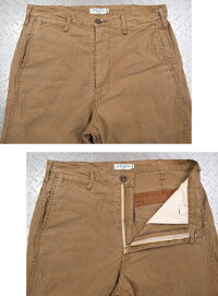 気軽にワークウェアの魅力を楽しめる★SUGARCANELightのワイドワークパンツ♪SUGARCANELight,シュガーケーンライト,GROSGRAIN×HERRINGBONEWIDEWORKPANTS,コットングログラン×ヘリンボーンワイドワークパンツ,トラウザーズ,SC41833,BROWN(ブラウン)