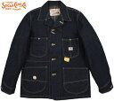 SUGAR CANE/シュガーケーン 11oz. BLUE DENIM WORK COAT 11オンス・ブルーデニム ワークコート/カバーオールジャケット 421A) ONE WASH(ワンウォッシュ)/Lot No. SC14371