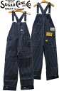 SUGAR CANE/シュガーケーン 9oz. WABASH STRIPE OVERALLSウォバッシュストライプ・オーバーオールズ/オーバーオール/サロペット A/NAVY(ワンウォッシュ)/Lot No. SC41960 その1