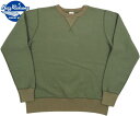 BUZZ RICKSON'S/バズリクソンズ SET-IN CREW SWEAT セットインスリーブ・スウェットシャツ/ミリタリースウェット/無地トレーナー OLIVE(オリーブ)/Lot No.BR65622