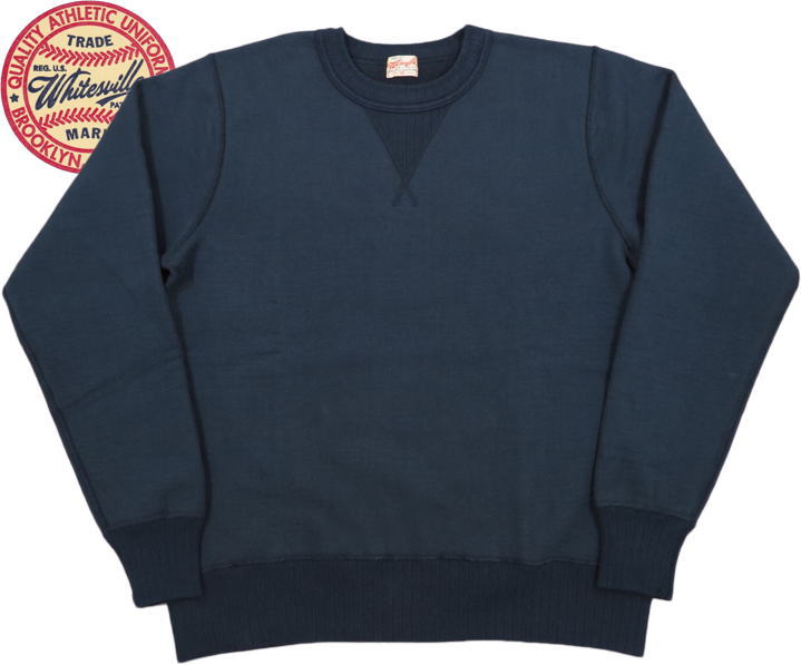 Whitesville/ホワイツビル HEAVY SWEAT SHIRT 無地スウェットシャツ/クルーネックトレーナー/ヘビーウェイトスウェットシャツ 128) NAVY(ネイビー)/Lot No. WV67728