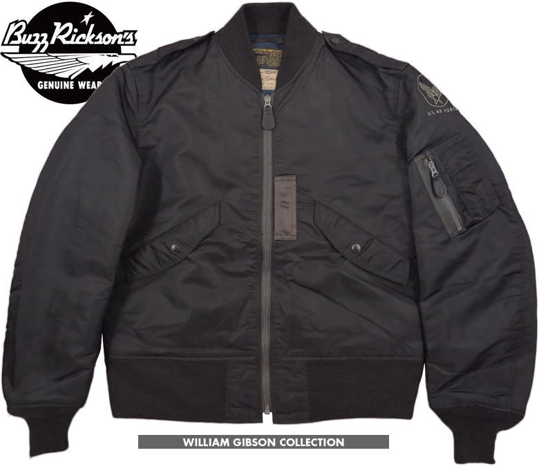 BUZZ RICKSON S/バズリクソンズ WILLIAM GIBSON COLLECTION JACKET FLYING LIGHT Type BLACK L-2B REGULAR ウィリアム・ギブソン コレクション ブラックL-2B/Lot No. BR14966