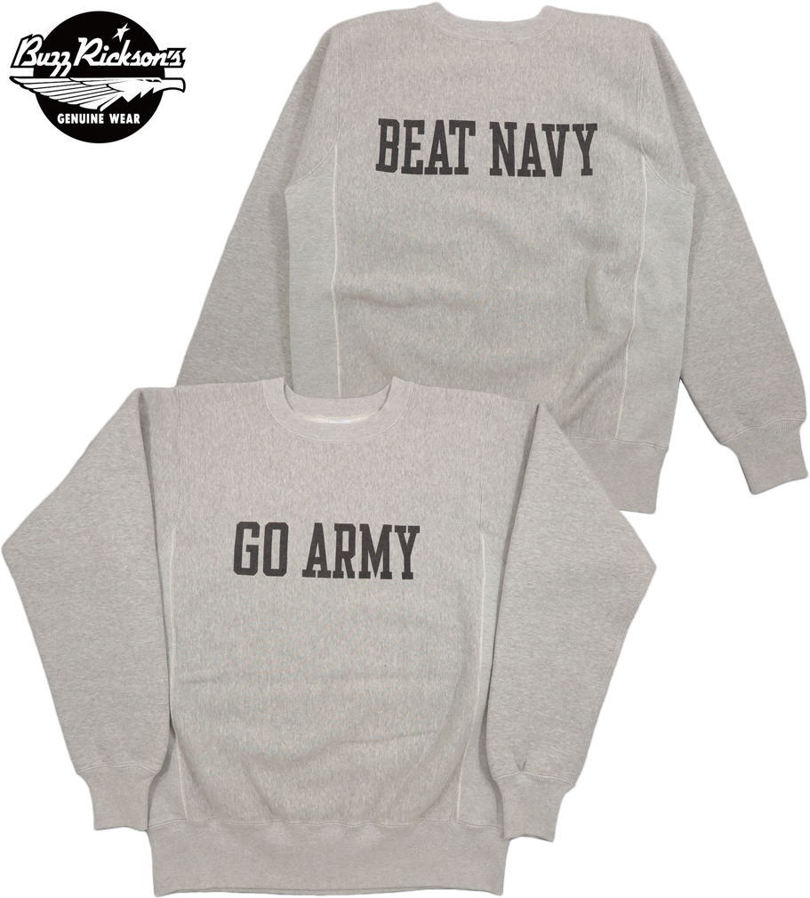 BUZZ RICKSON'S/Хꥯ HORIZONTAL KNITTING SWEAT SHIRTS GO ARMY BEAT ...