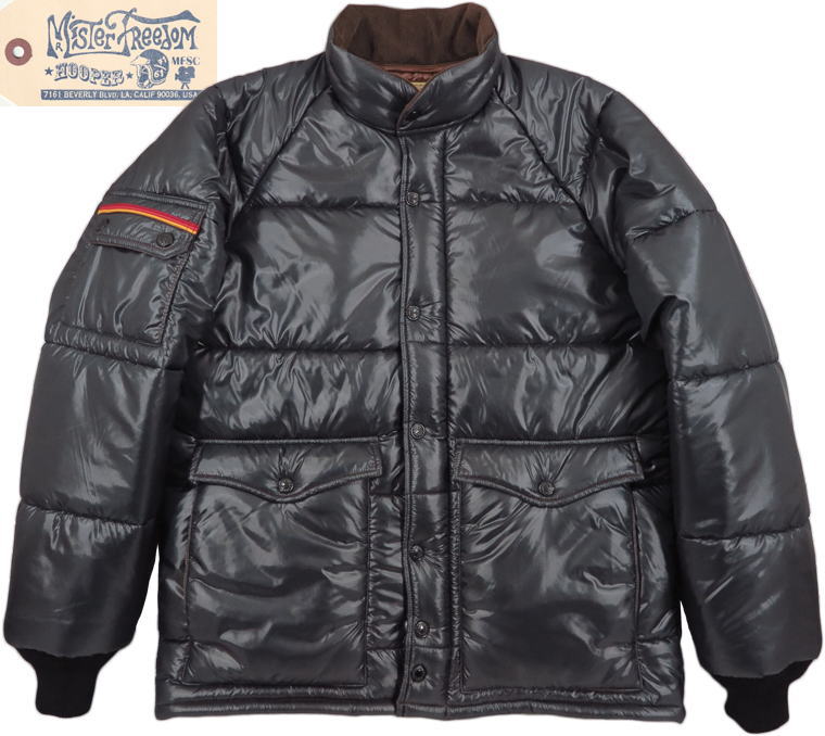 MFSC “HOOPER”/ミスターフリーダム×シュガーケーン NYLON QUILTED “ROADEO” JACKET ナイロンキルティング“ロデオ”ジャケット/ナイロン中綿ジャケット BLACK(ブラック)/Lot No. SC15201