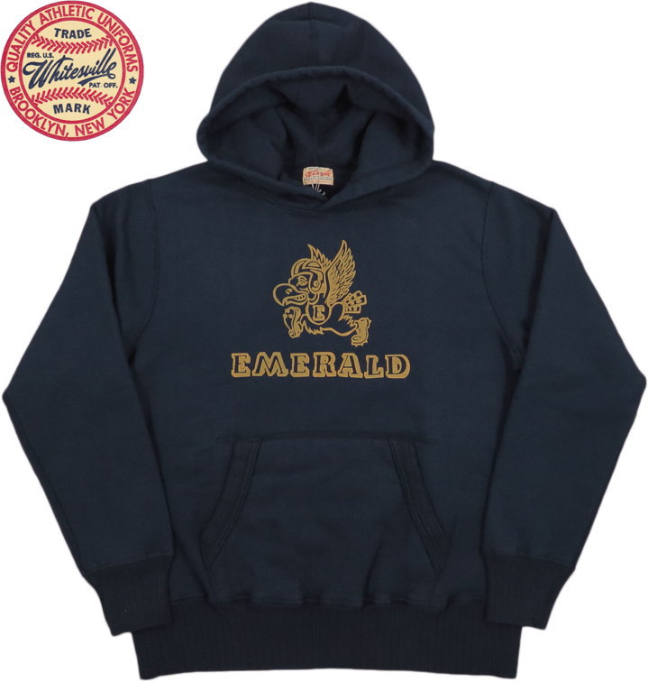 Whitesville/ホワイツビル SWEAT HOODED PARKA W/PRINT プリント入りフーデッドスウェットシャツ/スウ..