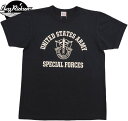 BUZZ RICKSON 039 S/バズリクソンズ S/S T-SHIRT “U.S. ARMY SPECIAL FORCES” 半袖プリントTシャツ/プリントTEE BLACK(ブラック)/Lot No. BR79177