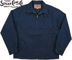 SUGAR CANE/シュガーケーン COTTON WEATHER CLOTH SPORTS JACKET コットンスポーツジャケット/スウィングトップ NAVY(ネイビー) Lot No. SC15293