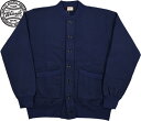 Whitesville/ホワイツビル BUTTON FRONT ATHLETIC COAT アスレティックコート/スウェットカーディガン 128) NAVY(ネ...