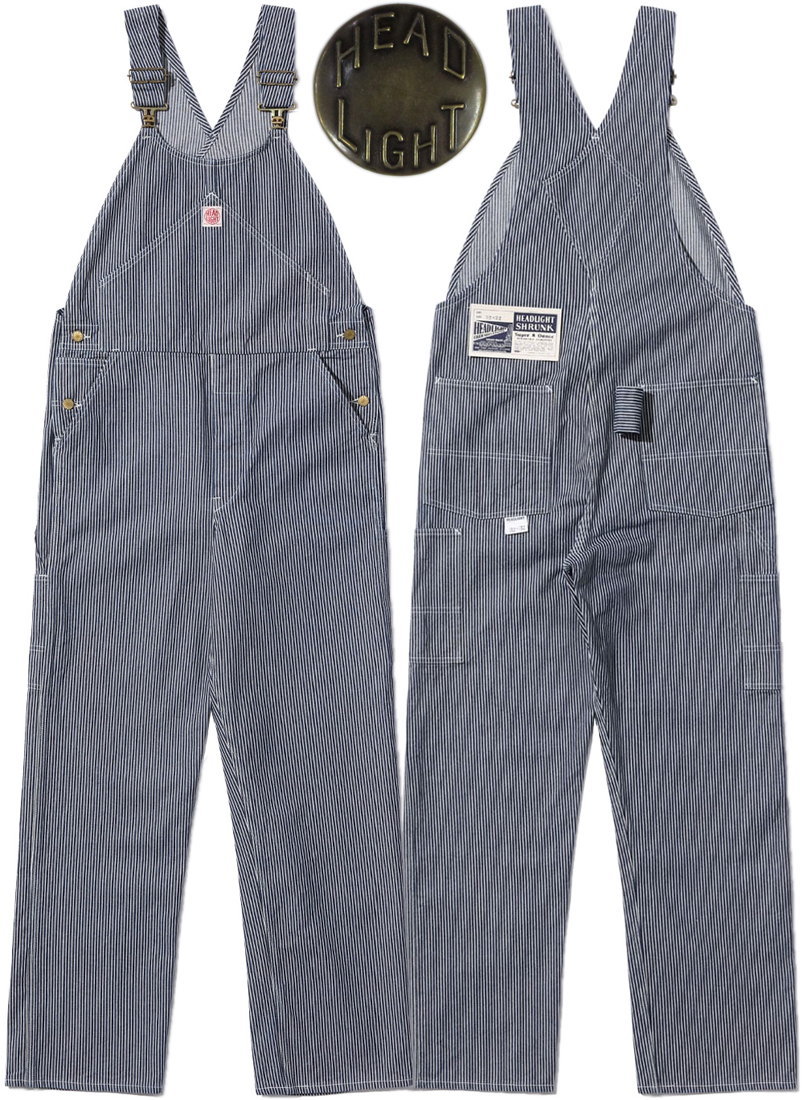 HEADLIGHT,إåɥ饤,11oz.HICKORYSTRIPEOVERALLS,11󥹡ҥå꡼ȥ饤ץС/ѥ,HD42456