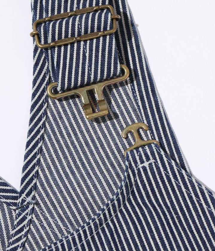 HEADLIGHT/ヘッドライト 11oz. HICKORY STRIPE OVERALLS11オンス、ヒッコリーストライプ オーバーオール/ワークパンツ 421A) ONE WASH(ワンウォッシュ)/Lot No. HD42456