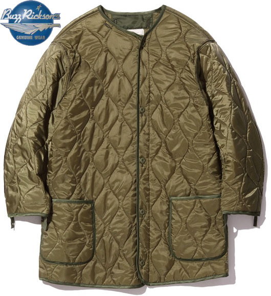 BUZZ RICKSON'S/バズリクソンズ LINER, EXTREME COLD WEATHER, PARKA “BUZZ RICKSON CO.,INC.1977 MODEL” M65パーカ ライナー/M-65パーカ ライナージャケット/キルティングジャケット 149)OLIVE(オリーブ)/Lot No. BR15335