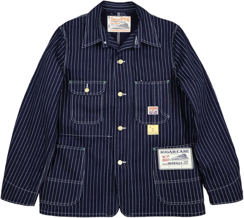 Lot.126 MJ15031 ウォバッシュストライプ レイルロードジャケット Lot.126 MJ15031 ウォバッシュストライプ レイルロード