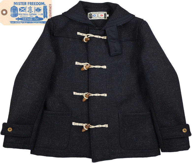 MFSCSUBMARINER30oz.HBTWOOLFAIRWATERDUFFLECOAT,ߥե꡼,30HBT롢եåե륳,CHARCOAL(㥳),LotNo.SC15636