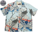SUN SURF × 葛飾北斎 SPECIAL EDITION サンサーフ×かつしかほくさい スペシャルエディション “桜花に鷹図”(おうかにたかず) 125) BLUE(ブルー)/Lot No. SS39327