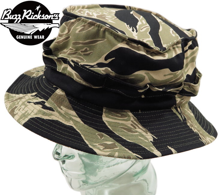 BUZZRICKSON'S,Хꥯ,GOLDTIGERCAMOUFRAGEBONNIEHAT,ɥե顼塦֡ˡϥå,BLACK(֥å),BR02791