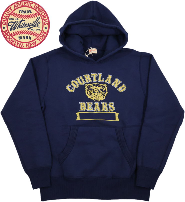 Whitesville/ホワイツビル SWEAT HOODED PARKA W/PRINT プリント入りフーデッドスウェットシャツ/スウ..