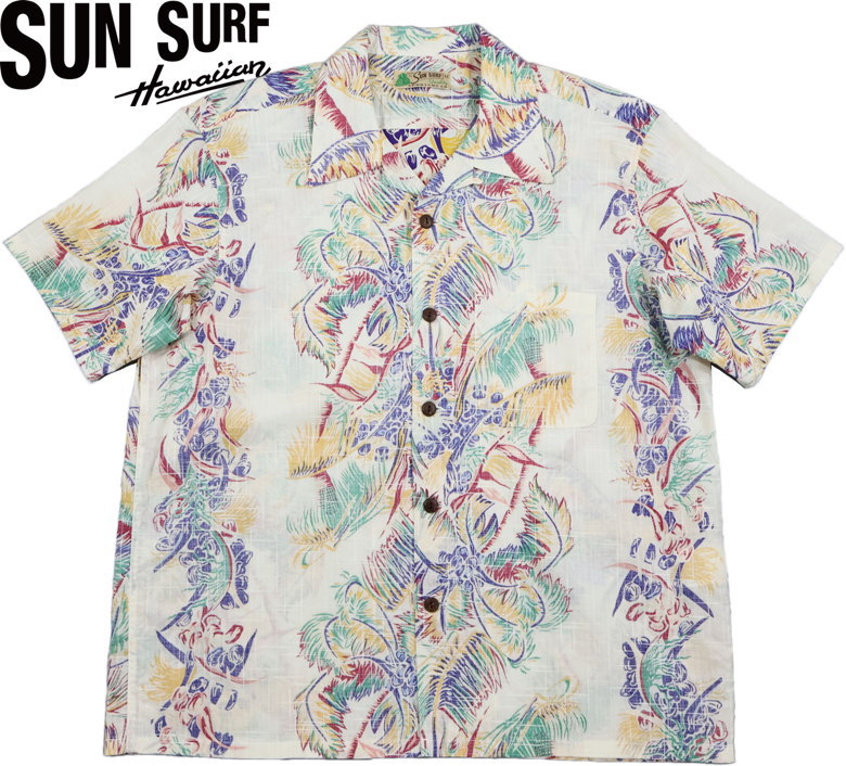 SUN SURF/サンサーフ COTTON LINEN SLUBYARN OPEN SHIRT “C