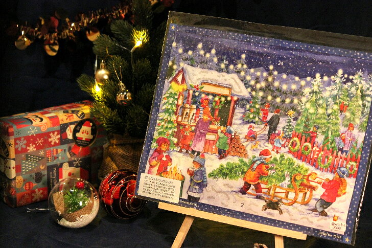 アドベントカレンダー　雪のマーケット