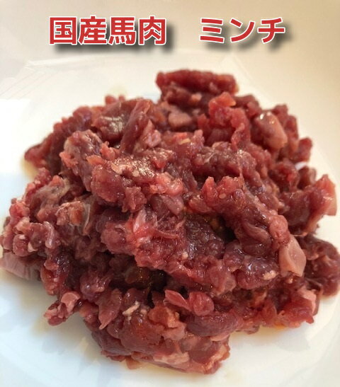 ペット用 生肉 国産馬肉ミンチ 200g 馬肉 お試し 送料無料 犬 ペット 犬用馬肉 愛犬 ごはん ドッグフード ペットフード 大型犬 小型犬 高齢犬 老犬 中型犬 馬 粗挽き