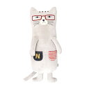 new【即日発送】ネコザワさん ぬいぐるみクッション 猫 大きなぬいぐるみ kusuguru ぬいぐるみクッション 猫 ねこグッズ 22-5722-01 くすぐ...