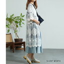 new【即日発送】【SILENT WORTH】チュール刺繍レースカーデ♪ カーディガン♪ N-2736_1 普段着 おしゃれ着(カーディガン単品の価格です)ミセ...