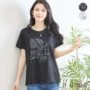 new【即日発送】】TRUBE【M〜L】Tシャツ(N12-334)デイリーファッション 普段着 おしゃれ着(トップス単品)ミセスファッション 大人可愛い 30代...