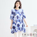 new【即日発送】TRUBE【2025新作】【L〜LL】 チュニック(N13-177) デイリーファッション 普段着 おしゃれ着 (チュニック単品の価格)ミセス...