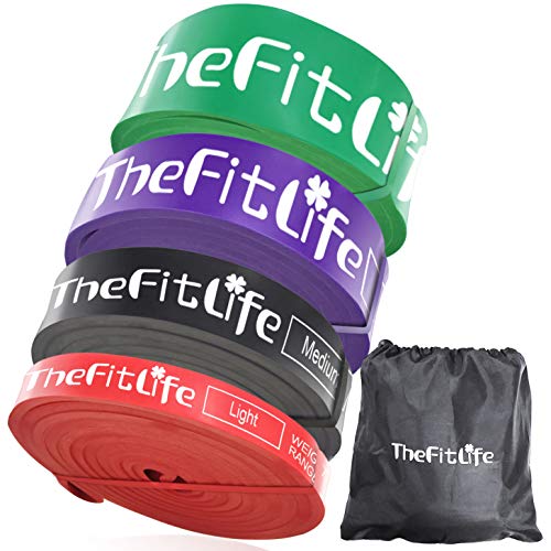 TheFitLife フィットネスチューブ トレーニングチューブ トレーニングバンド チューブ 筋トレ - 天然ラテックス製 懸垂アシスト 懸垂