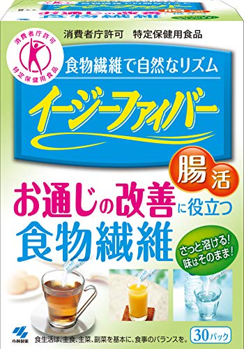 イージーファイバー お通じの改善に役立つ食物繊維 難消化性デキストリン (水溶性食物繊維) 30パック 【特定保健用食品】