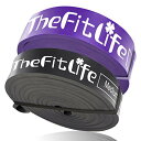 TheFitLife フィットネスチューブ トレーニングチューブ トレーニングバンド チューブ 筋トレ - 天然ラテックス製 懸垂アシスト 懸垂