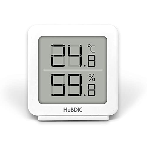 HuBDIC 室温と温度のみ シンプル 温湿度計 デジタル 温度計 湿度計 高精度 家庭用 温度湿度計 温室度計 室温計 マグネット 小型 卓