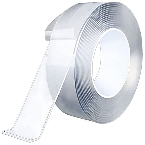 両面テープ 魔法テープ 剥がせる 超強力 のり残らず 繰り返し使える 粘着テープ ナノテープ 洗濯可能 透明 防水 耐熱 あと残らない