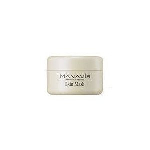 ◆商品名：MANAVIS マナビス化粧品 薬用スキンマスク マナビス 薬用スキンマスク 120g カモミラエキス（1）、オウゴンエキス、カンゾウフラボノイド配合（いずれも保湿成分） 【ご使用方法】 適量（お顔の場合、パール3粒分程度）を手にとります。 洗顔後のお肌全体（目の周りと口の周りを除く）にやさしくのばします。 そのまま3〜5分おいたあと、水またはぬるま湯でこすらず洗い流してください。 ※容器に水が入らないようにしてください。 入った場合はそのまま放置せず、水を取り除いてください。