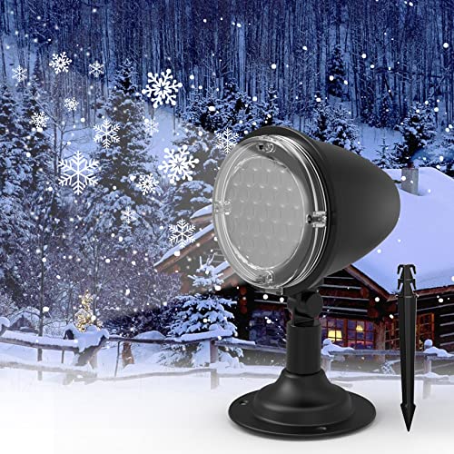 Syslux LED 雪投影 投影ランプ プロジェクター クリスマスライト バレンタインデー ロマンチック スポットライトLED投光器 置物ライ