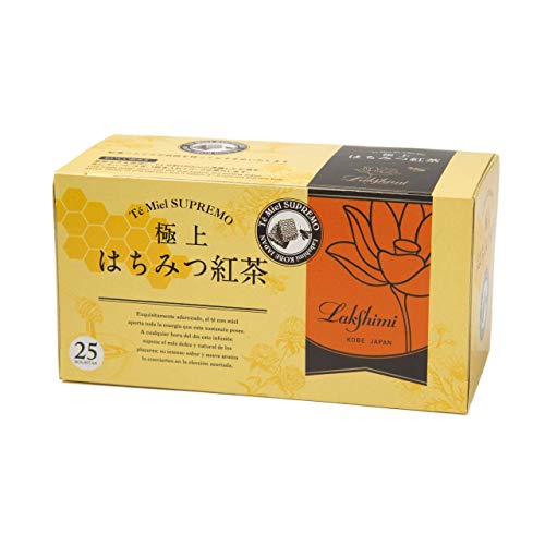 ◆商品名：Lakshimi(ラクシュミー) 極上はちみつ紅茶 ティーバッグ25袋入り スペイン産の良質のハチミツが入っています。 茶葉はスリランカの高級茶葉を使用しています。 個包装のティーバックになっていますので、とても使いやすいです。 賞味期限：2022年5月