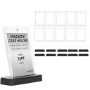 EOMMOE マグネットローダー (ローダー10個+スタンド10個セット) カードローダー カードスタンド カードホルダー 35pt スタンド ポケ