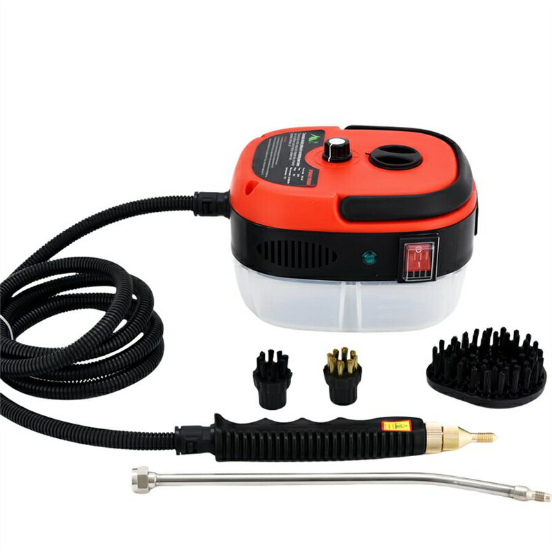 スチームクリーナー 高温 高圧 蒸気洗浄機 高温掃除機 ハンディ 小型 1L 2500W 110...