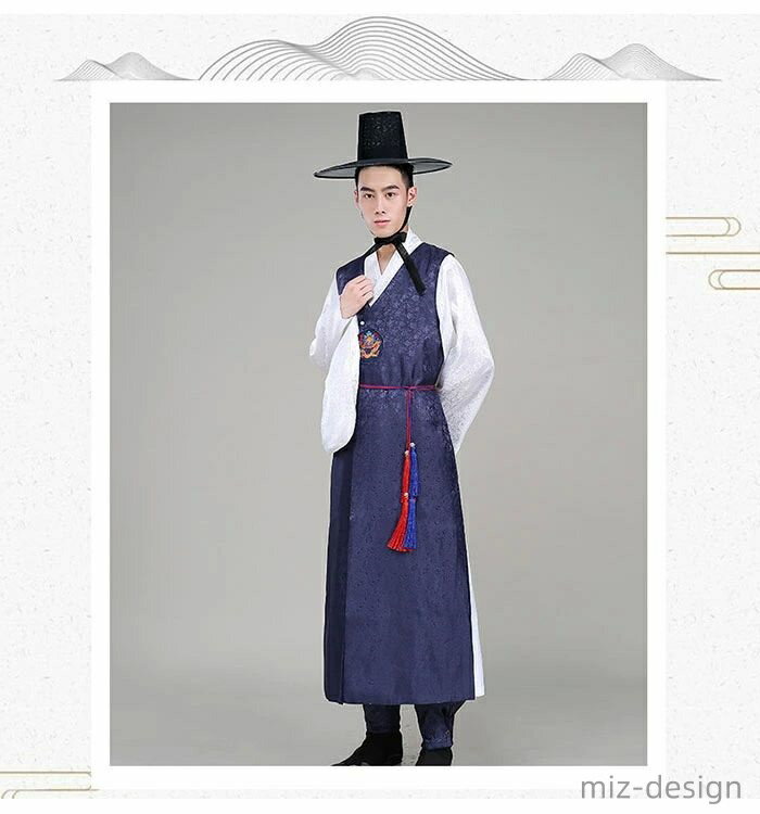 【送料無料】韓国民族衣装 パジチョゴリ 韓服 メンズ 男性 龍 刺繍 メンズ スーツセット 入学式 成人式 イベント パーティー 還暦祝い 七五三 学園際 文化際 コスプレ 仮装