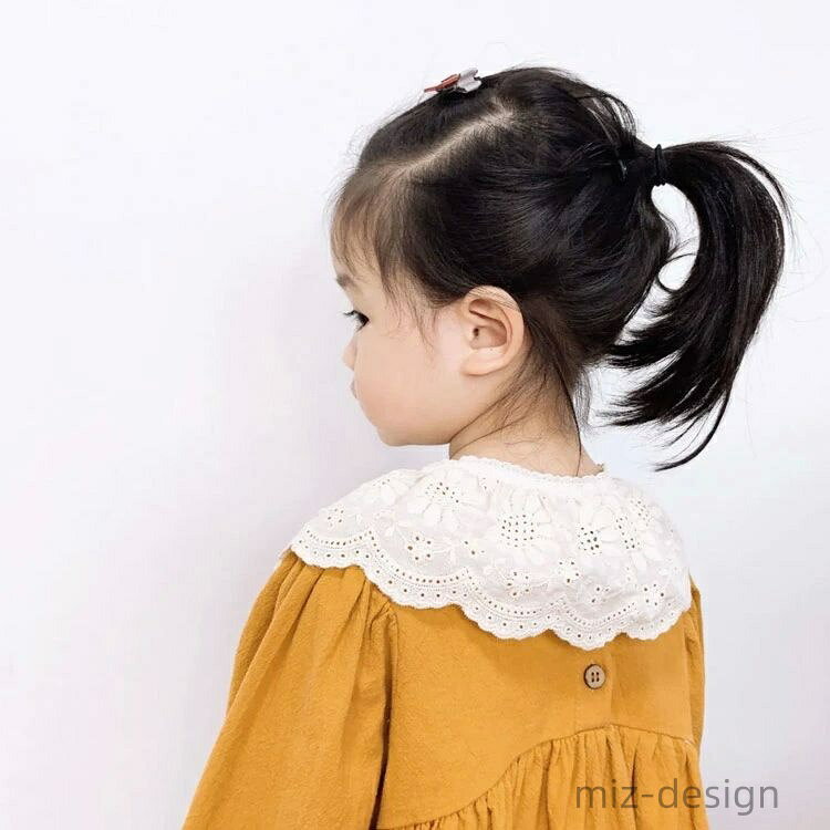 ミズデザインの【送料無料】入学式 セミフォーマル フォーマル ファッション 子供服 ジュニア キッズ 付け襟 レース つけ襟 女の子 キッズ 韓国子供服｜アングル3