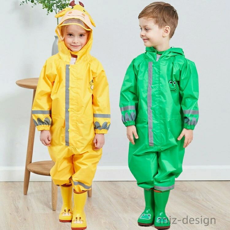 【送料無料】レインスーツ レインパー かわいい 防水 小学生 入園 入学 子供用 薄手 レインウェア レイ..