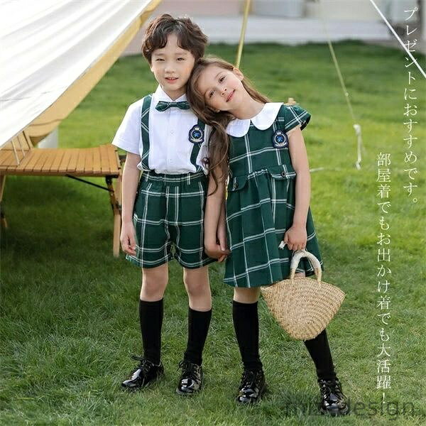 商品詳細 商品内容 女の子：ワンピース 男の子：トップス+パンツ+蝶ネクタイ 素材：綿等 注意書き（購入前に必ずご確認ください）： ※記載寸法と実際の商品の寸法には、若干の誤差が生じる場合がございます。 ※お客様のモニター環境により、画像の色が実際の商品と異なって見える場合がございます。 ※海外製品の為、縫製基準が日本と異なるケースもあることから縫製が甘い・雑・糸の始末ができていない等が見受けられる場合もございます。 ●至急ご利用頂く場合、大量ご購入場合は事前にメールでご連絡お願いします。 ●何かご不明な点、ご要望などございましたら、お気軽に問い合わせください。 インポート商品について 当店では、国内外よりセレクトしたアイテムを取り扱っております。海外の商品につきましては各国の縫製基準をクリアしておりますが、日本の基準に比べ作りが大まかな部分がございます。 海外にて検品後、日本に到着後も当店にて検品をおこなっておりますが下記のような場合がございます。 ・縫製の糸の処理やボタンの縫い付けが甘い ・生地や付属品のインク臭 ・色違いの糸による縫製 ・柄合わせができていない ・製造、加工の際に生じる小さなシミやほつれ ・大まかな作りによる若干の形のゆがみ ・他繊維の混じりによる縫製 ・ベルトなどの穴の若干のゆがみ 以上のような場合での返品・交換はお受けできませんのであらかじめご了承くださいませ。 上記のような点が気になる方は海外製品をおすすめすることができませんので、あらかじめインポート商品をご理解頂きました上でのご購入をお願い致します。