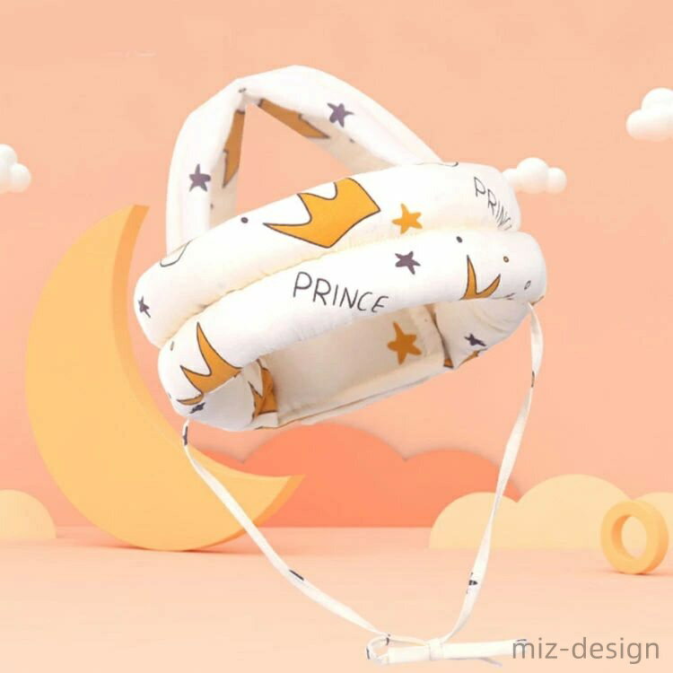 【送料無料】赤ちゃん ヘッドガード ベビー ベビーヘルメット 子供 転倒防止 衝撃緩和 キッズ用 ごっつん防止 耳付き あたま セーフティー